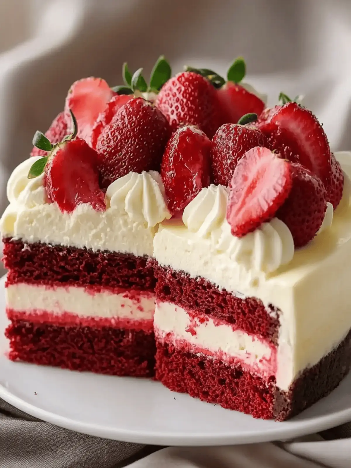 Dreamy Red Velvet Strawberry Cheesecake Recipe to Impress! 5 Red Velvet Strawberry Cheesecake Recipe