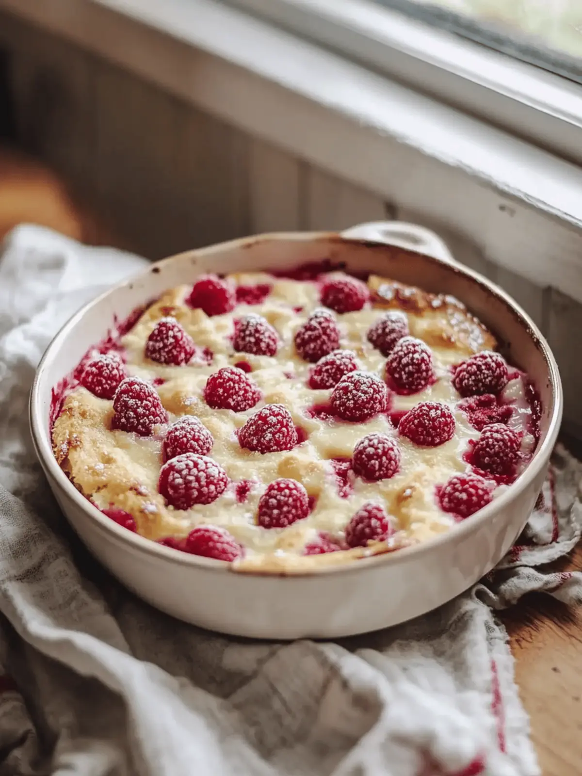 Raspberry and White Chocolate Bake for Wholesome Mornings 2 Raspberry and White Chocolate Bake