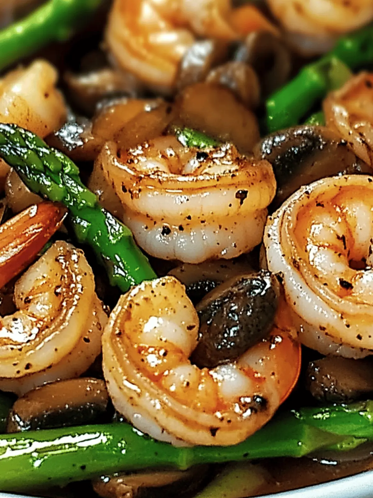 Shrimp and Asparagus Stir-Fry with Mushrooms Ready in 30 Mins 5 Shrimp and Asparagus Stir-Fry with Mushrooms