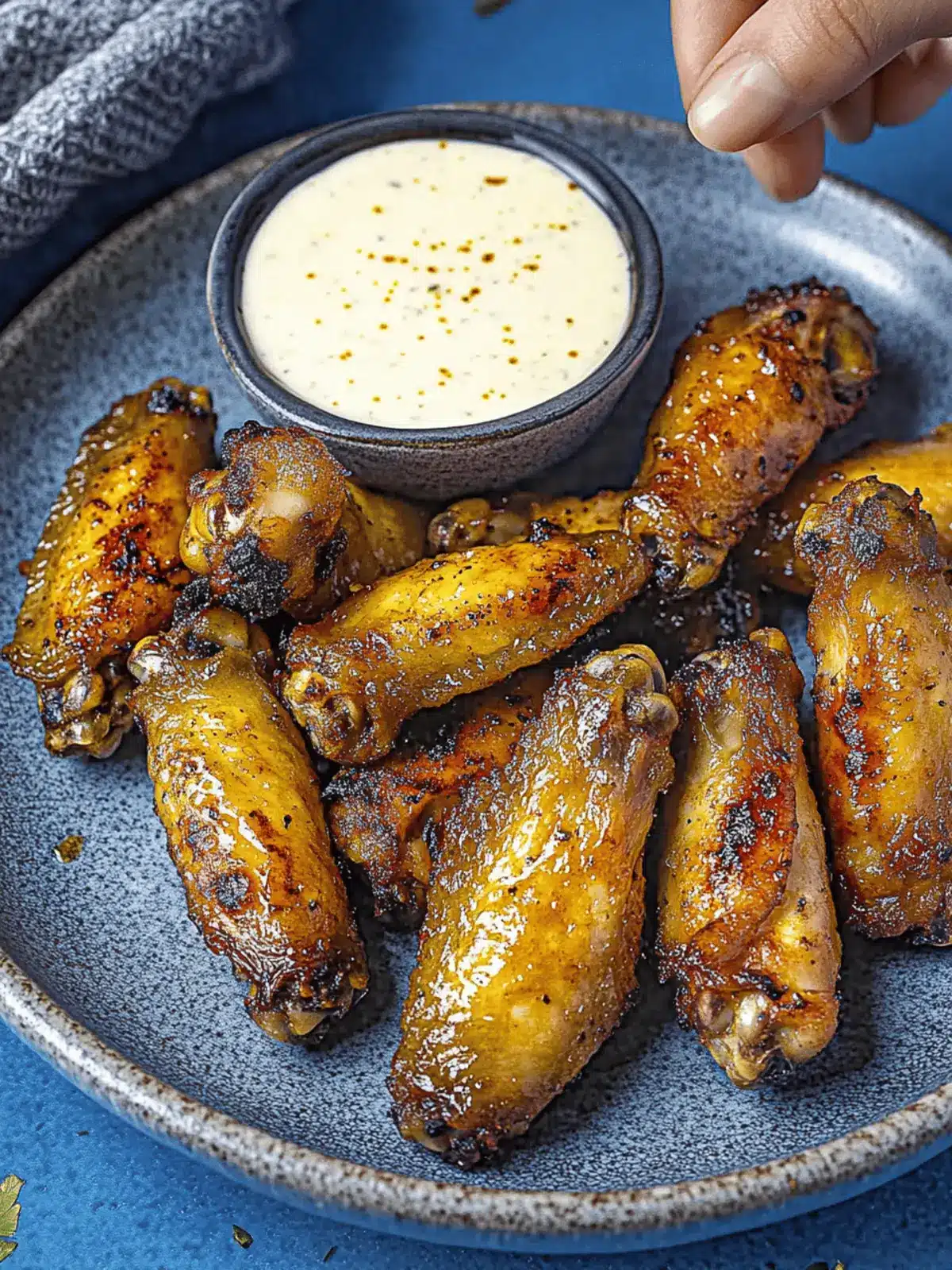 Grilled Chicken Wings with Alabama White Sauce Perfection 2 Grilled Chicken Wings with Alabama White Sauce