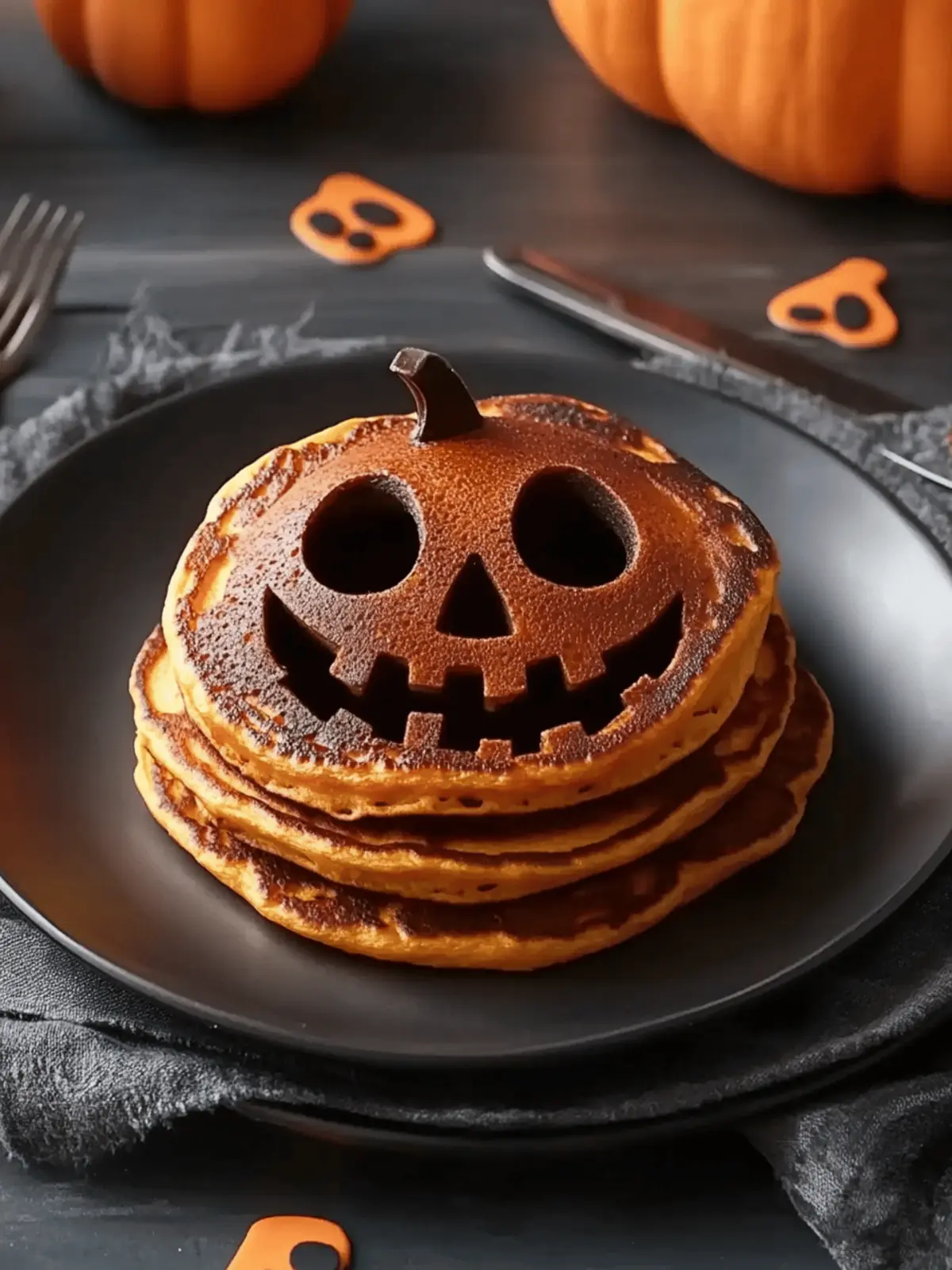 Spooktacular and Fun Jack O Lantern Pancakes for Halloween Fun 5 Spooktacular and Fun Jack O Lantern Pancakes