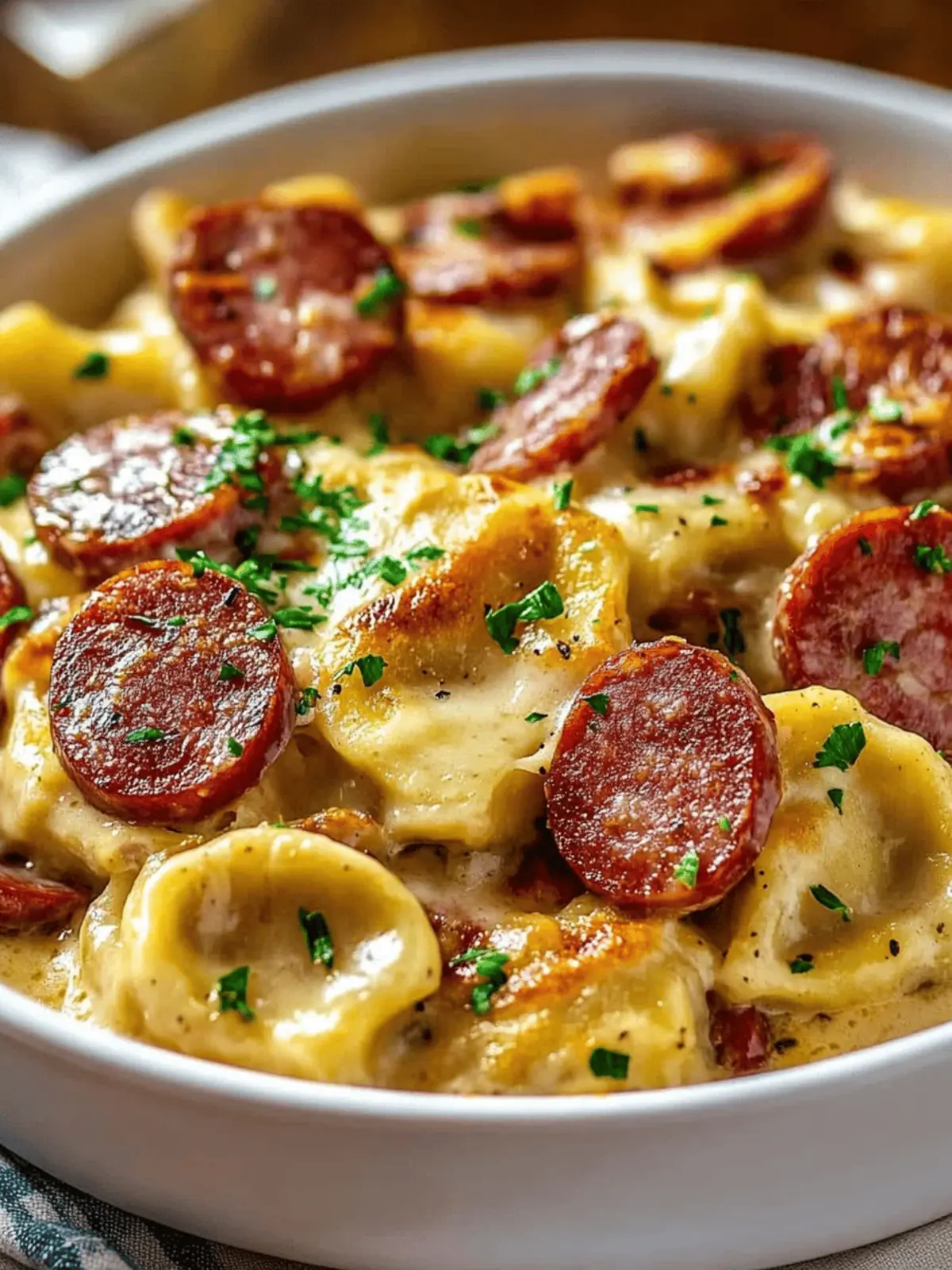 Crockpot Pierogi Casserole with Kielbasa: Your Comfort Dish 5 Crockpot Pierogi Casserole with Kielbasa
