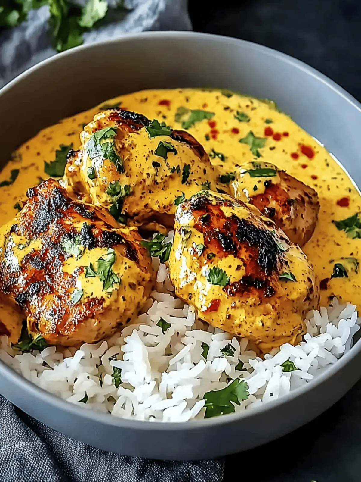 Creamy Peri-Peri Chicken with Rice: Comfort Food Delight 5 Creamy Peri-Peri Chicken with Rice