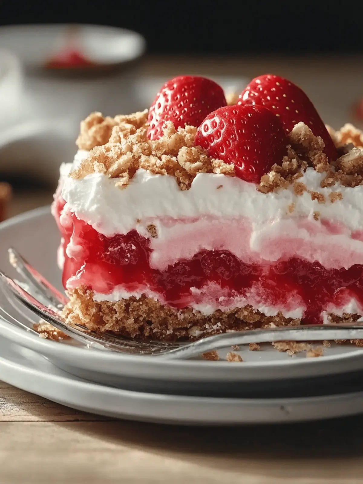 Strawberry Crunch Poke Cake – Easy, Irresistible Summer Treat! 4 Strawberry Crunch Poke Cake