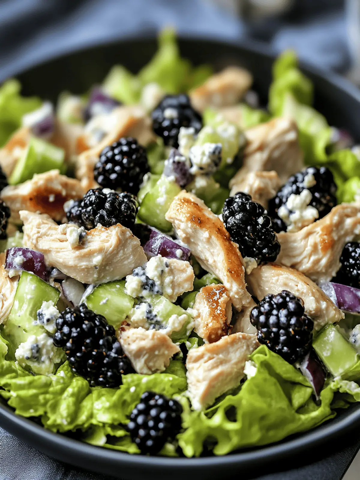 Keto-Friendly Blackberry Cottage Cheese Chicken Salad Delight 2 Keto-Friendly Blackberry Cottage Cheese Chicken Salad