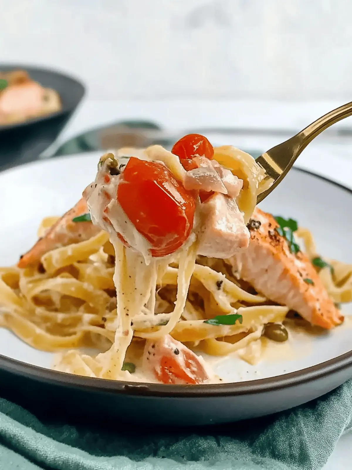 Healthy & Creamy Tuscan Salmon Pasta in Just 30 Minutes 5 Healthy & Creamy Tuscan Salmon Pasta