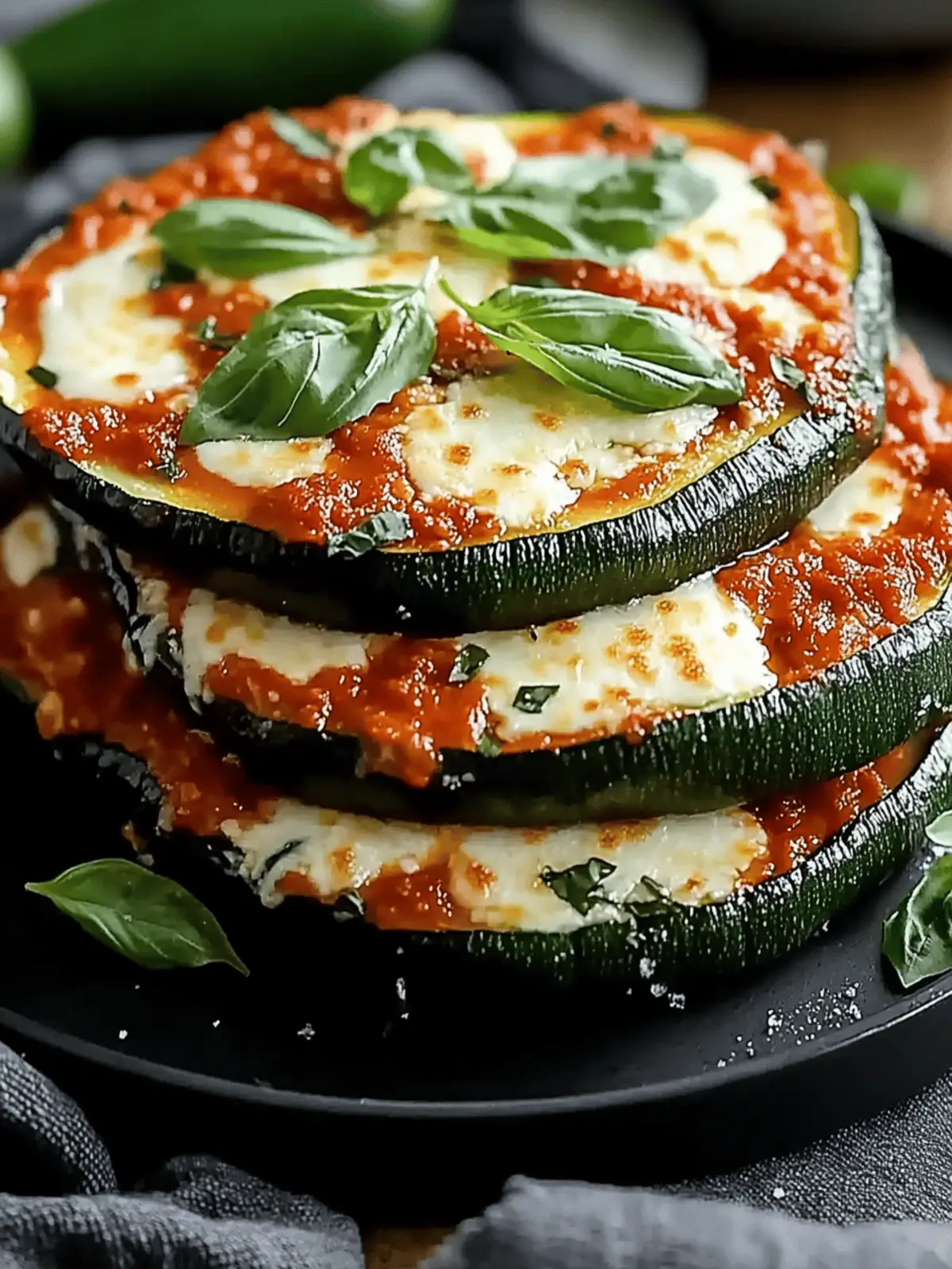 Zucchini Ricotta Melts with Marinara for Cozy Nights In 3 Zucchini Ricotta Melts with Marinara
