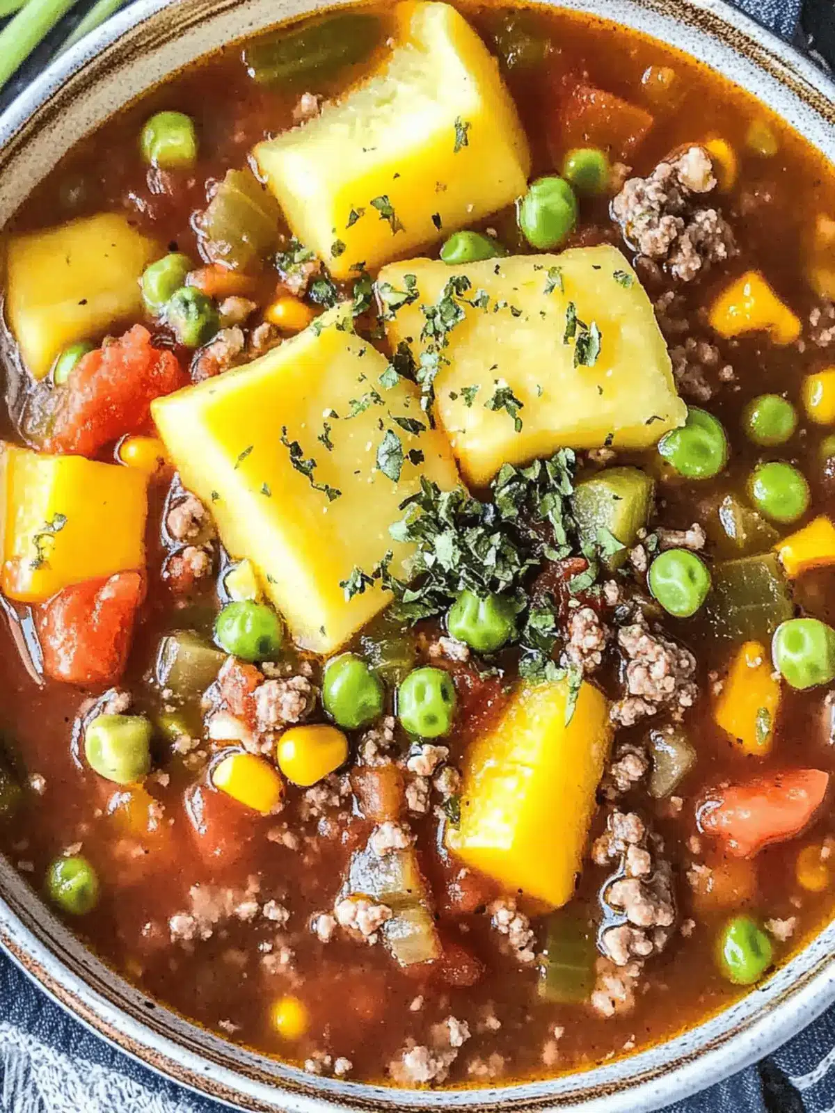 Crockpot Hamburger Soup: Cozy Comfort in Every Spoonful 3 Crockpot Hamburger Soup