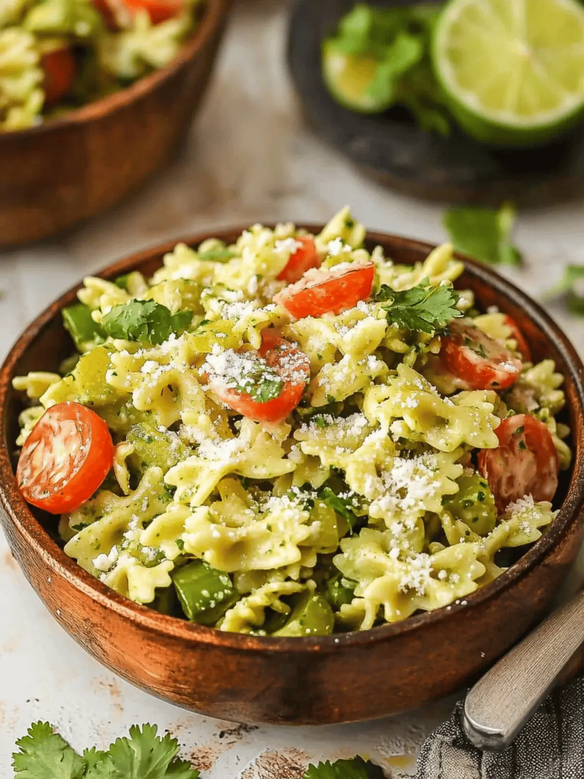 Zesty Cilantro Lime Pasta Salad for a Fresh Summer Feast 5 Cilantro Lime Pasta Salad