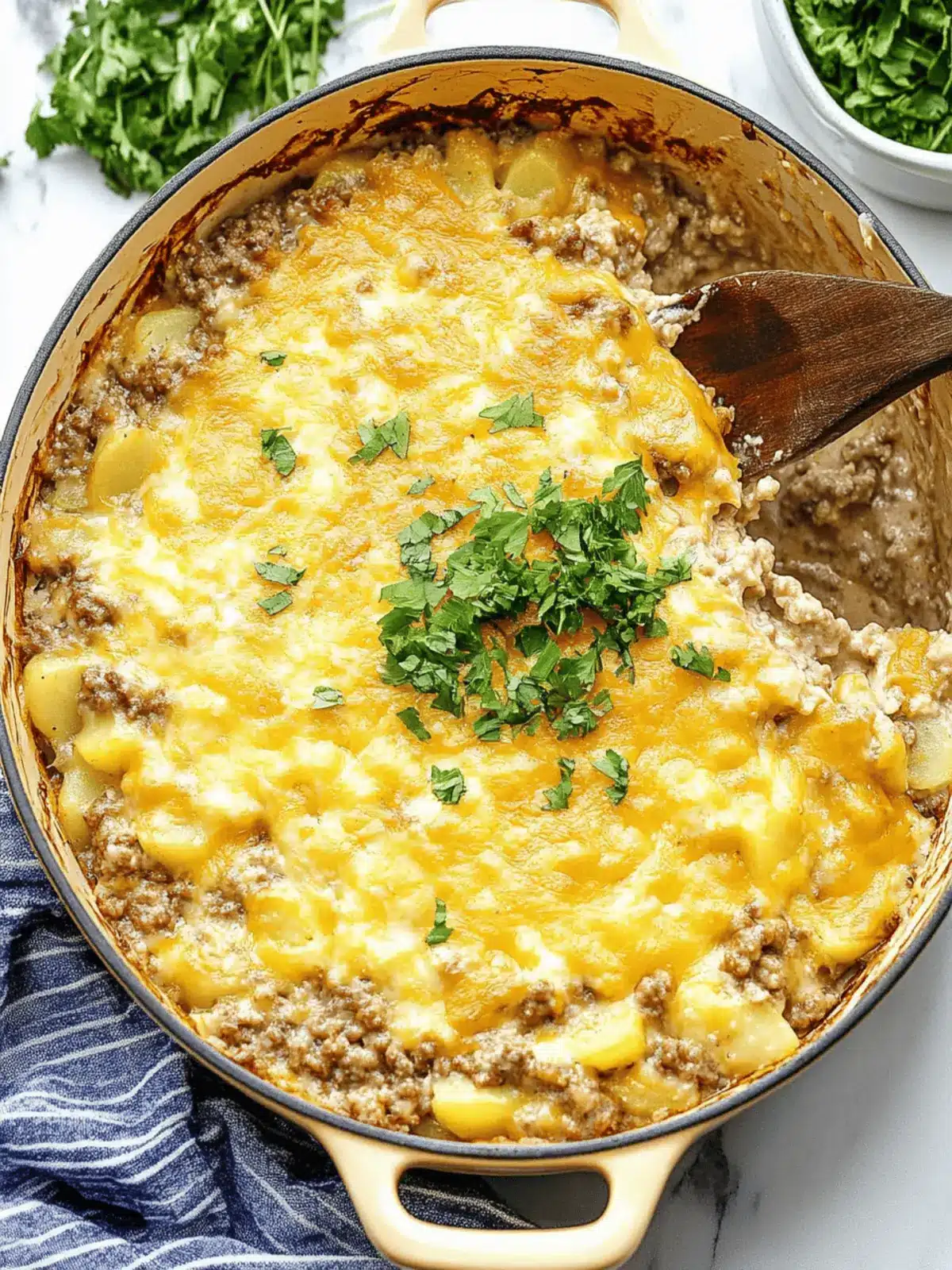 Delicious Easy Cheesy Hamburger and Potato Casserole Bliss 5 Easy Cheesy Hamburger and Potato Casserole