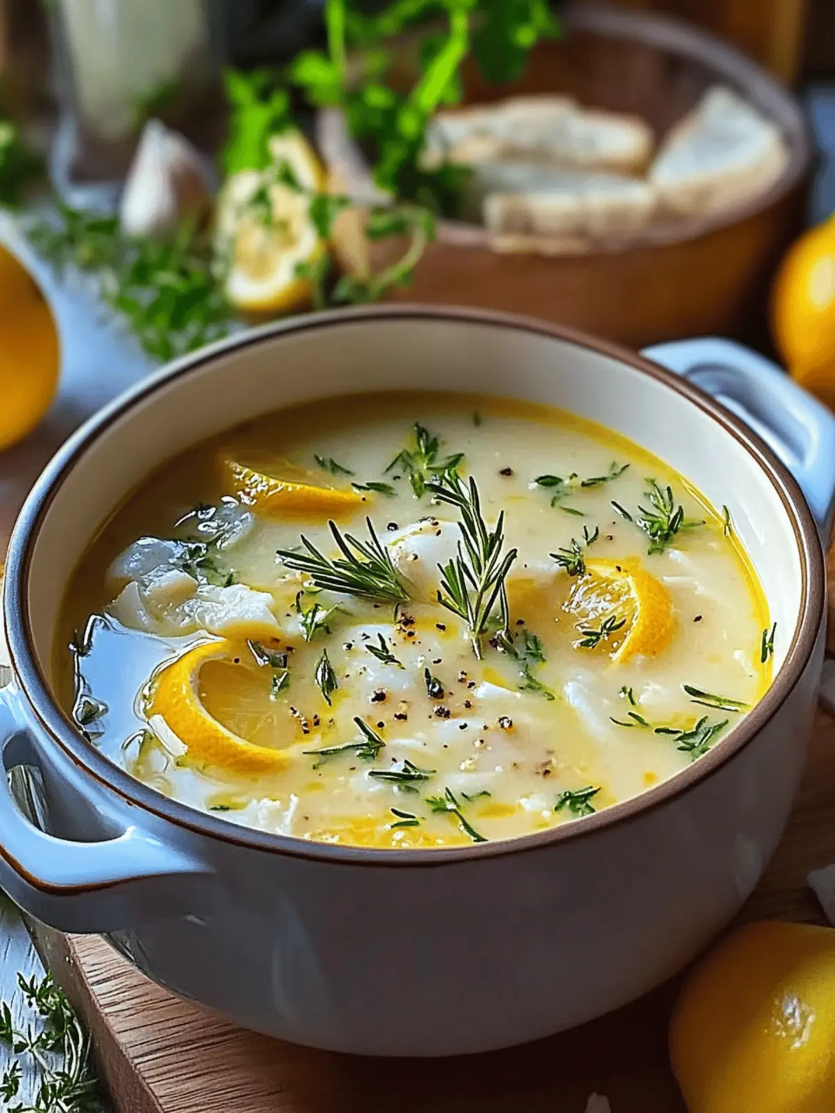 Creamy Avgolemono Soup: A Greek Comfort in Every Spoonful 4 Avgolemono Soup