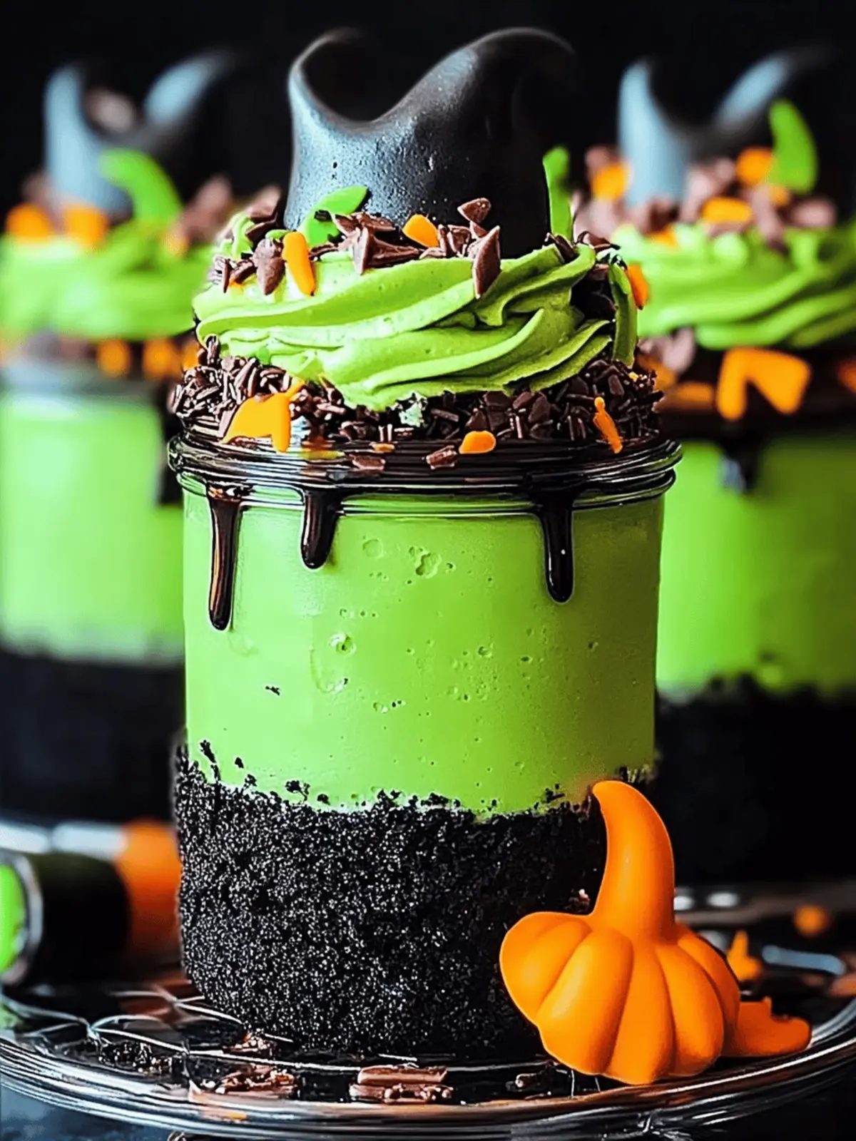 Witches Brew Halloween Cake Jars to Delight All Trick-or-Treaters 5 Witches Brew Halloween Cake Jars