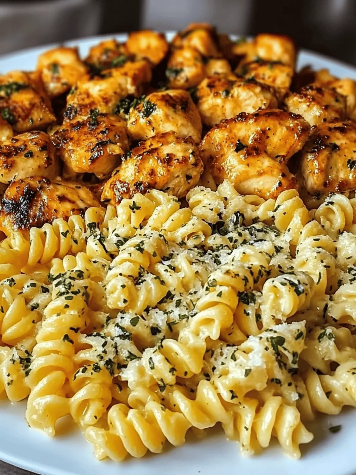 Cheesy Rotini with Garlic Parmesan Chicken Easy Pasta Dinner Bliss 2 Cheesy Rotini with Garlic Parmesan Chicken Easy Pasta Dinner