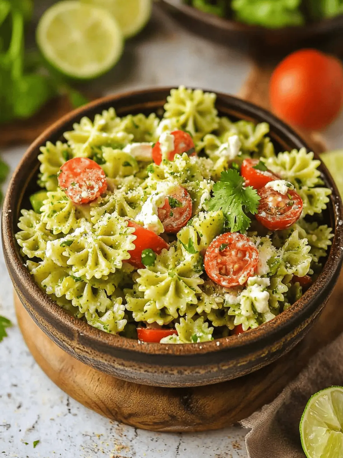Zesty Cilantro Lime Pasta Salad for a Fresh Summer Feast 4 Cilantro Lime Pasta Salad