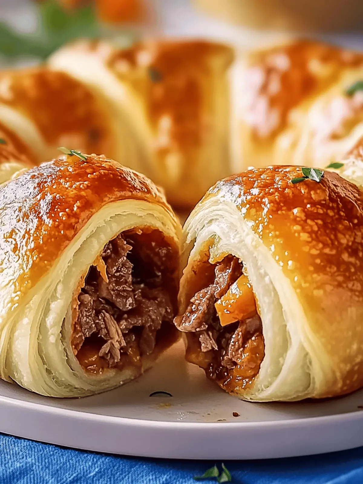 Philly Cheese Steak Crescent Ring: A Crowd-Pleasing Delight 3 Philly Cheese Steak Crescent Ring