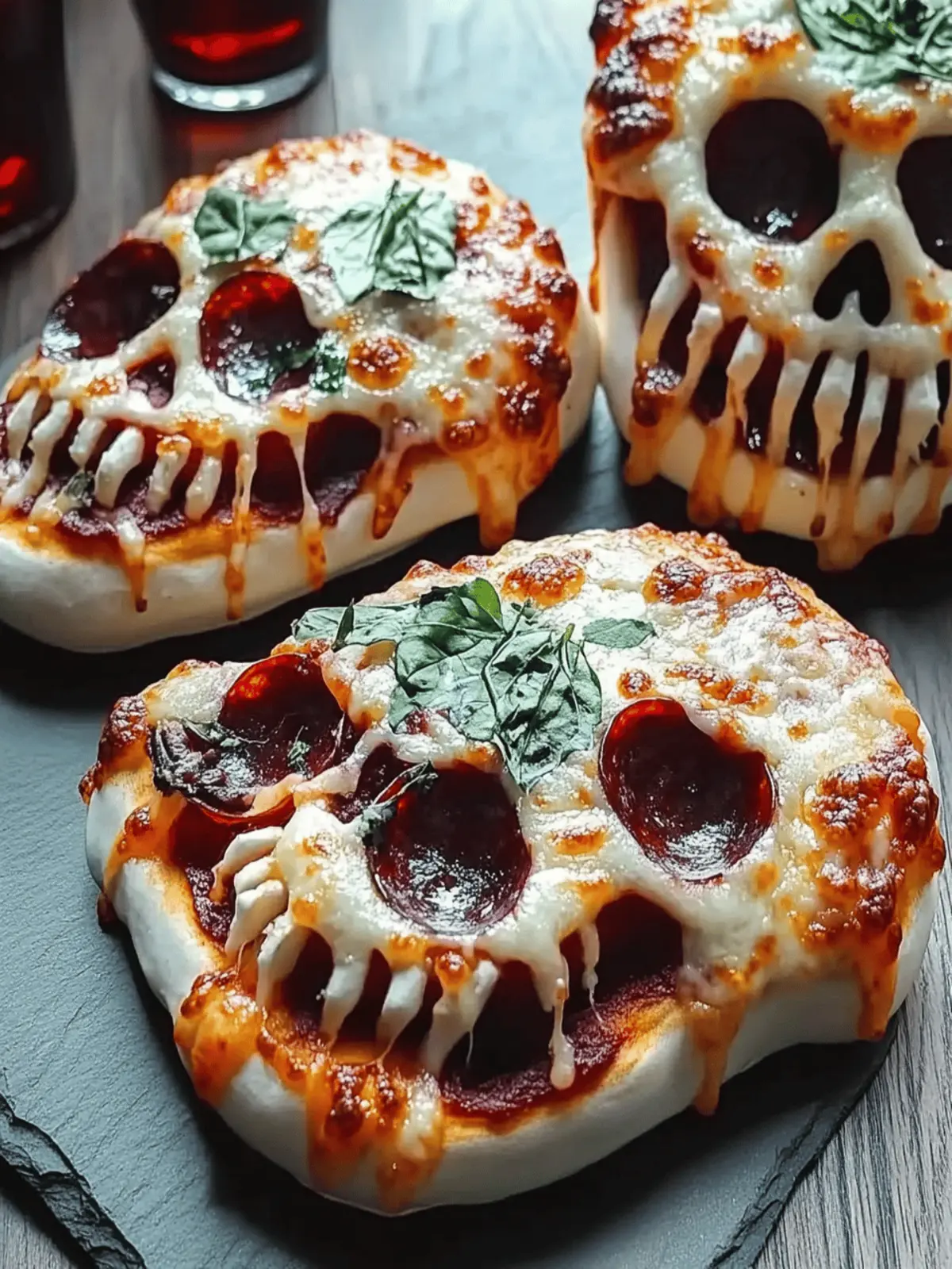 Cheesy Halloween Pizza Skulls: Fun Treats for Spooky Gatherings 4 Cheesy Halloween Pizza Skulls