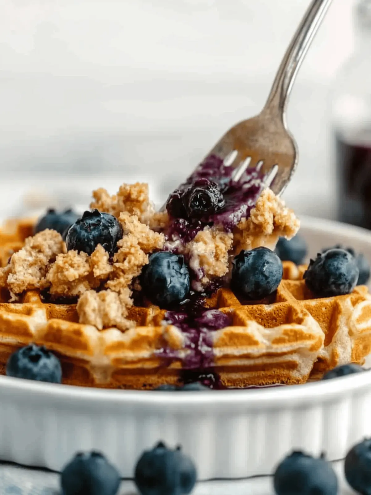 Overnight Blueberry Waffle Casserole for Effortless Mornings 5 Overnight Blueberry Waffle Casserole