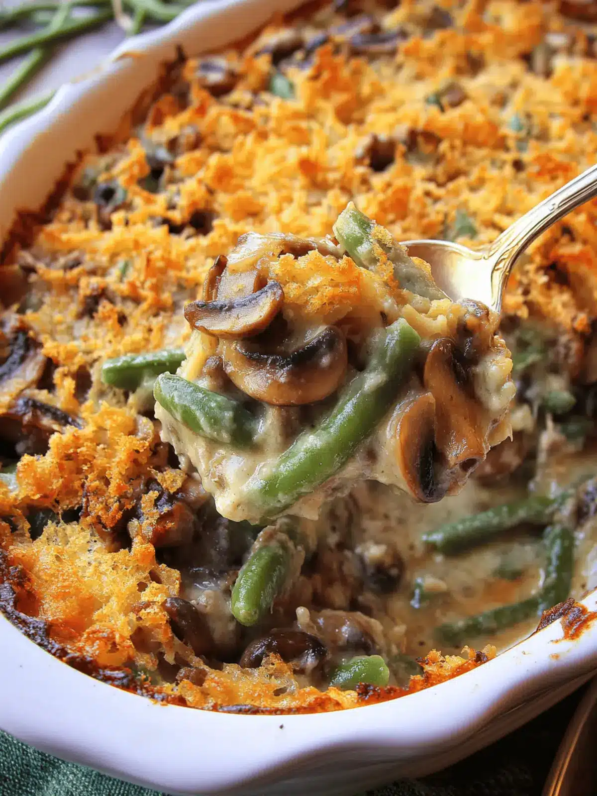 Hamburger Green Bean Casserole with Mushrooms: A Keto Delight 4 Hamburger Green Bean Casserole with Mushrooms