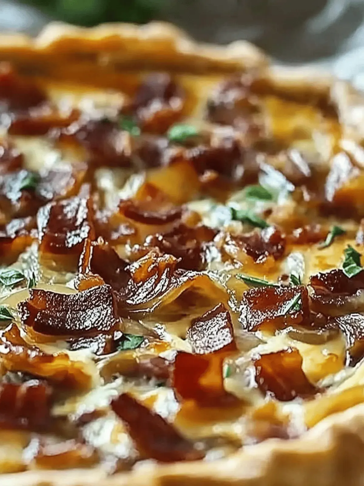 Savory Caramelized Onion and Bacon Quiche You’ll Love 3 Caramelized Onion and Bacon Quiche