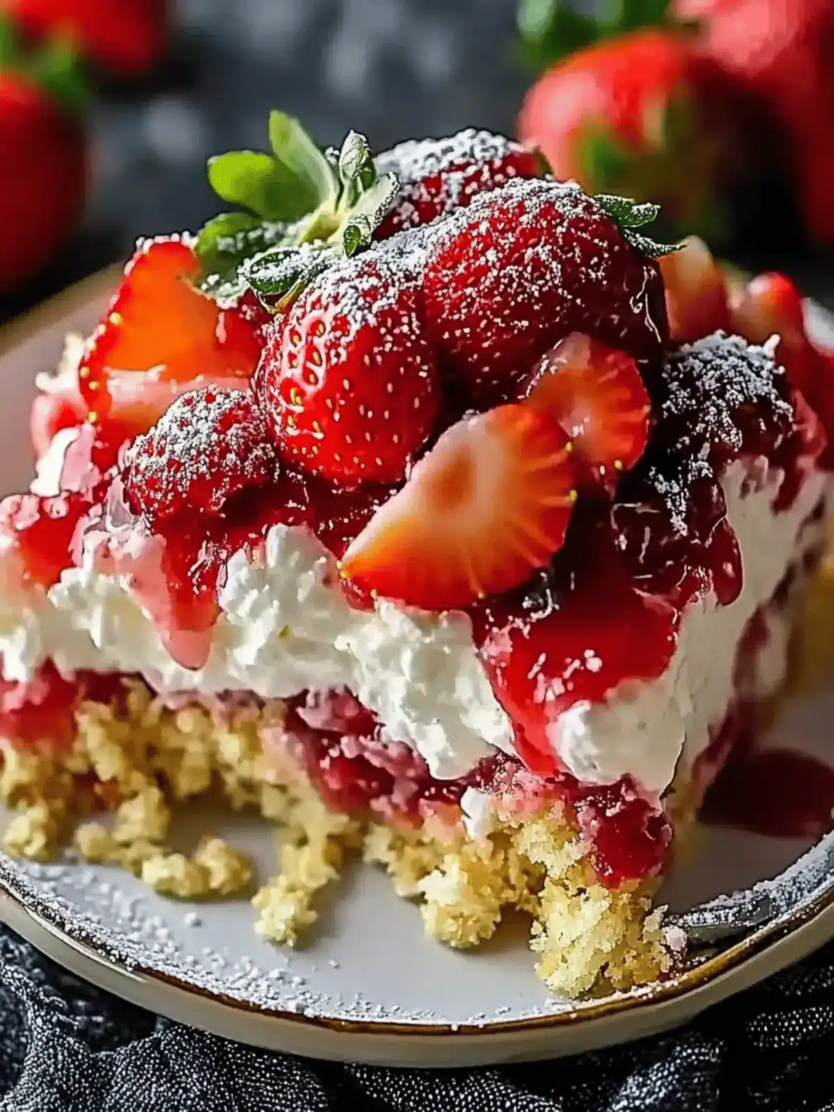 Irresistible Strawberry Cheesecake Dump Cake Recipe Delight for Summer Fun 5 Irresistible Strawberry Cheesecake Dump Cake Recipe Delight