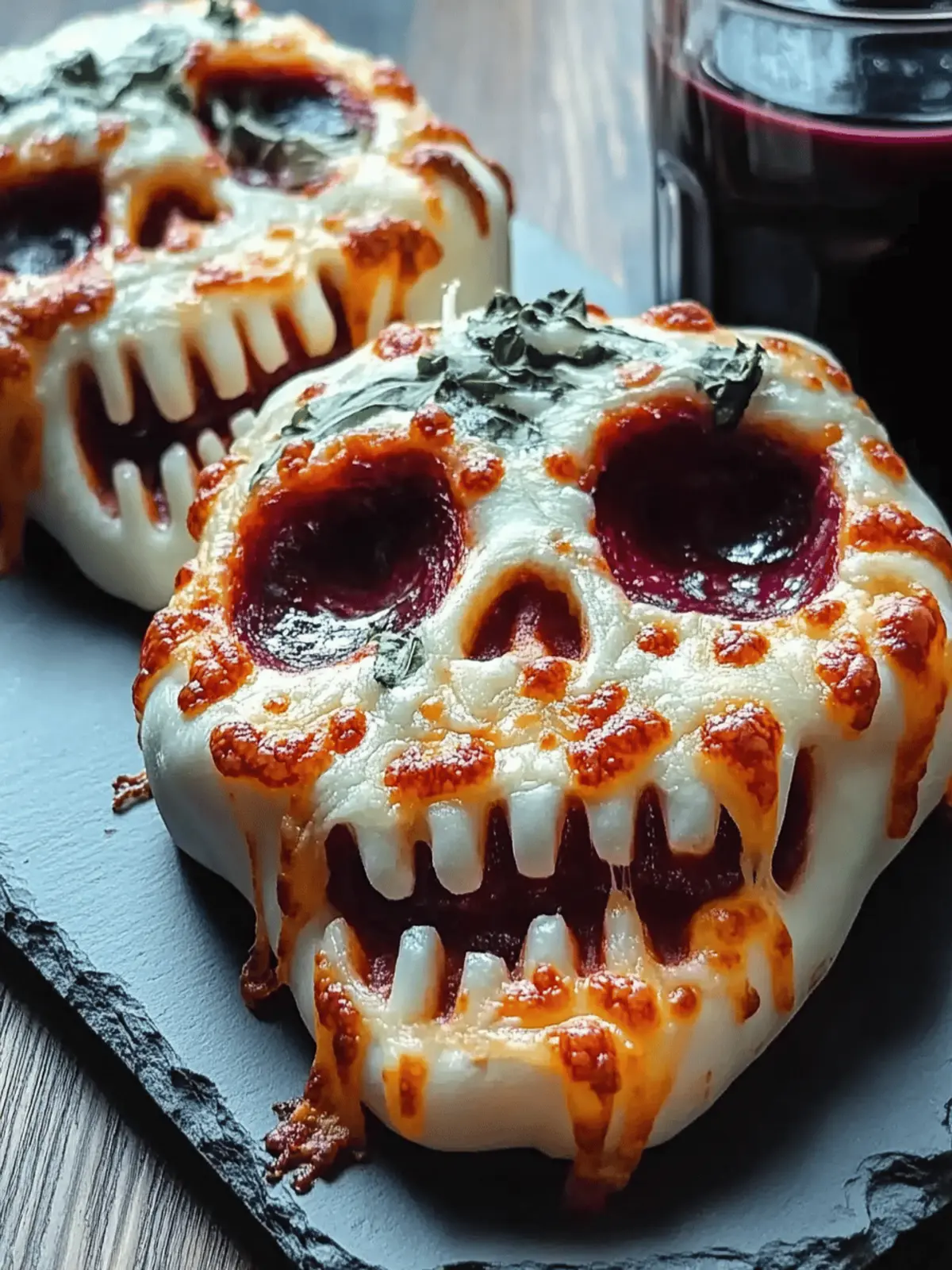 Cheesy Halloween Pizza Skulls: Fun Treats for Spooky Gatherings 5 Cheesy Halloween Pizza Skulls