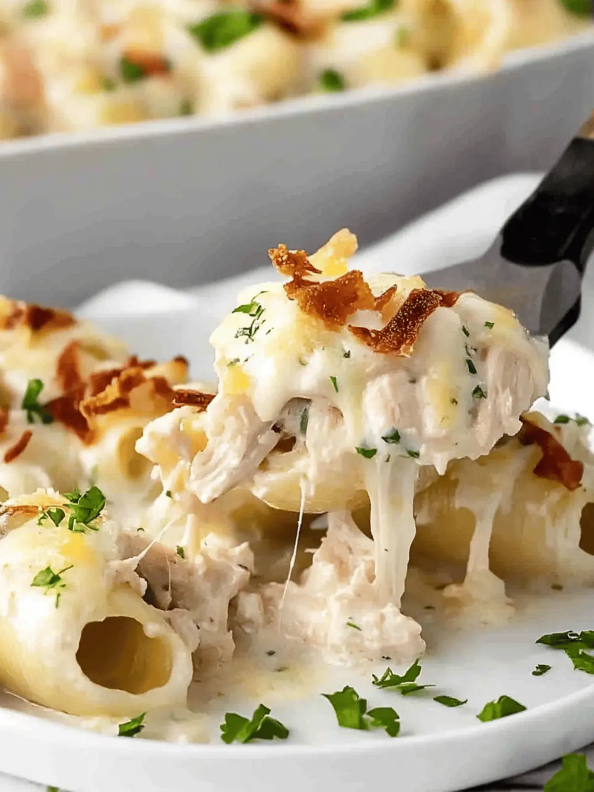 Savory Chicken Alfredo Stuffed Shells Your New Family Favorite 4 Savory Chicken Alfredo Stuffed Shells