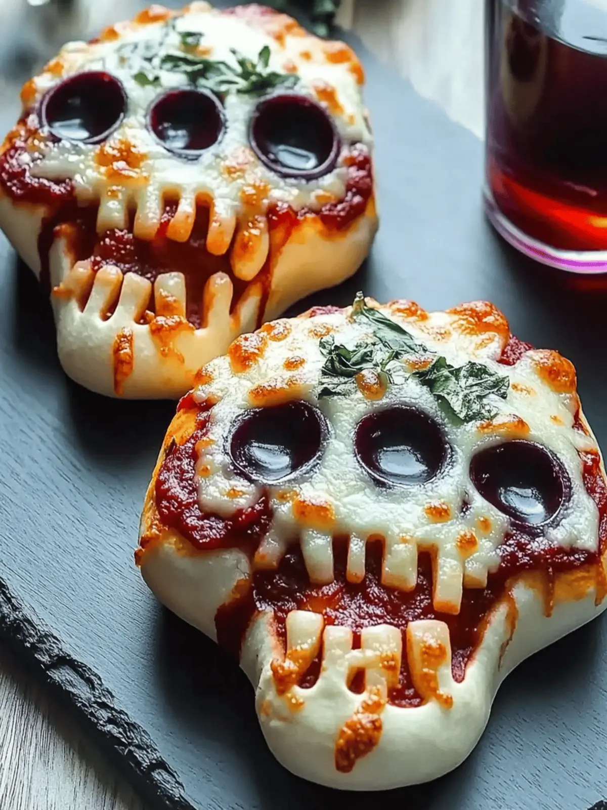 Cheesy Halloween Pizza Skulls: Fun Treats for Spooky Gatherings 3 Cheesy Halloween Pizza Skulls