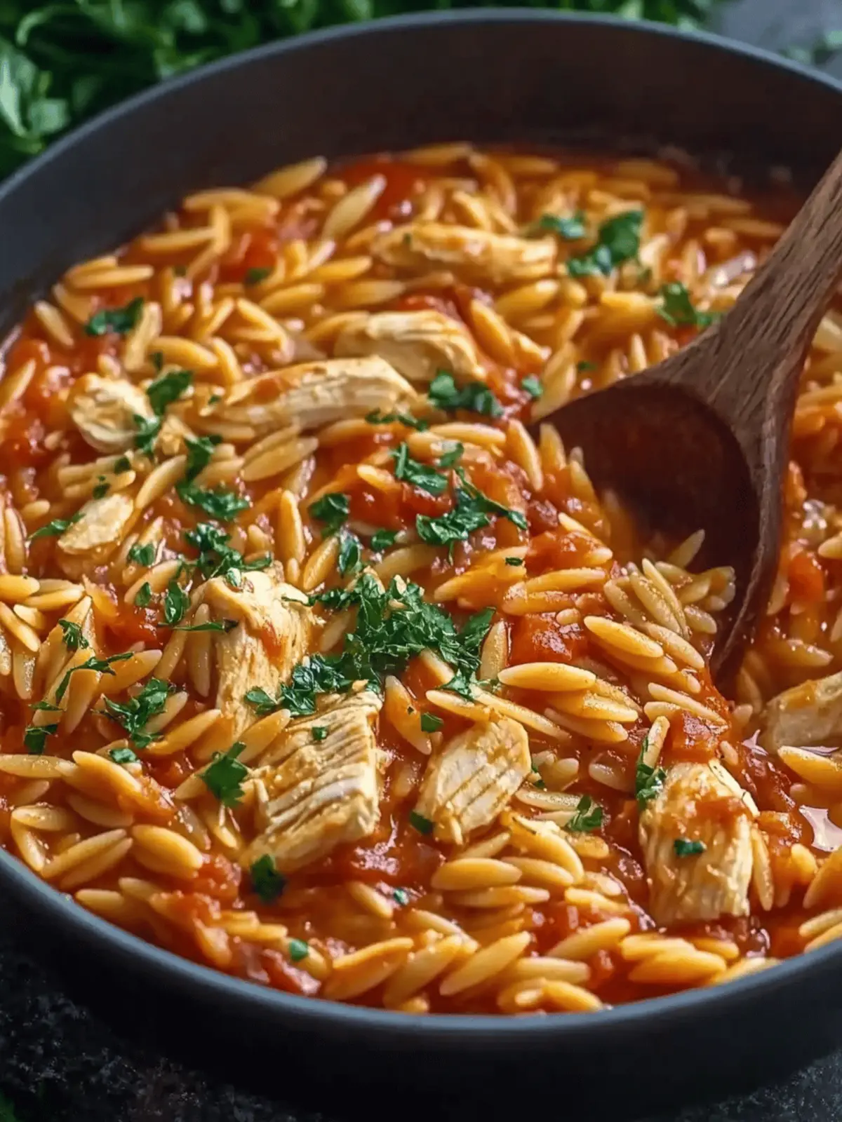 Creamy Tomato Orzo with Chicken Recipe: Quick Comfort in a Bowl 4 Creamy Tomato Orzo with Chicken Recipe