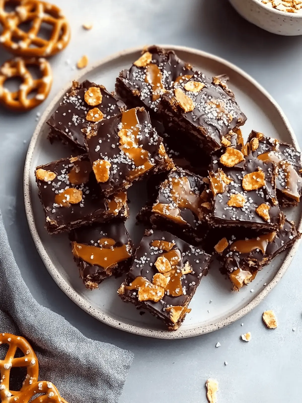 Salty Sweet Salted Caramel Pretzel Bars for Easy Indulgence 3 Salted Caramel Pretzel Bars