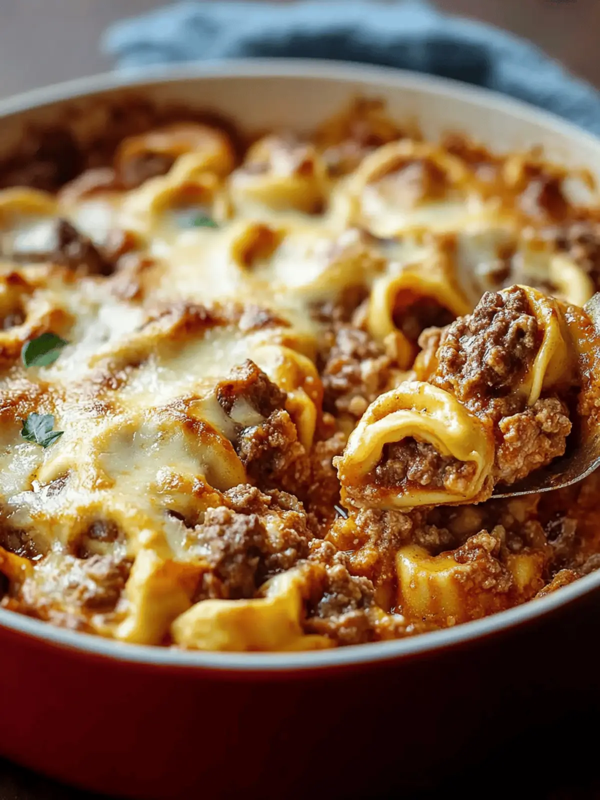 Hearty Beefy Tortellini Bake: A Cozy Family Favorite 3 Beefy Tortellini Bake