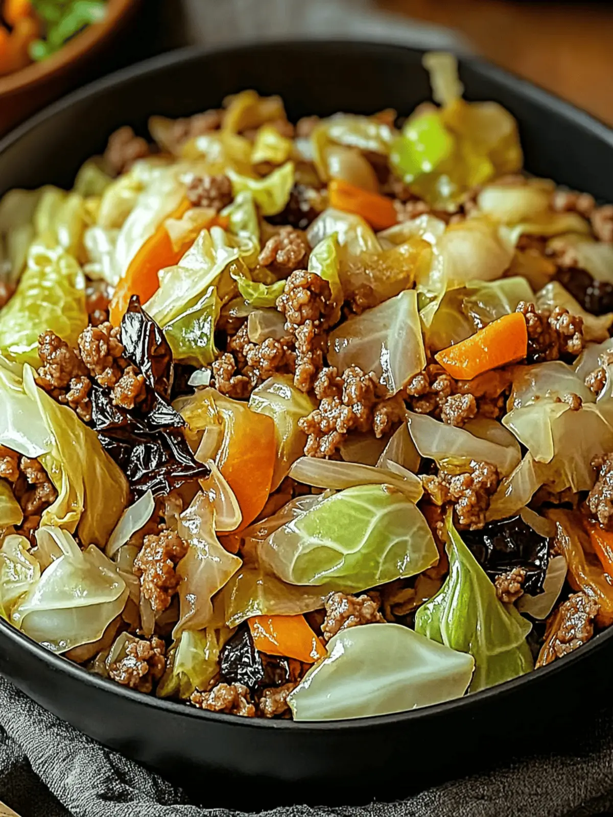 Quick Chinese Ground Beef and Cabbage Stir-Fry for Busy Nights 4 Chinese Ground Beef and Cabbage Stir-Fry