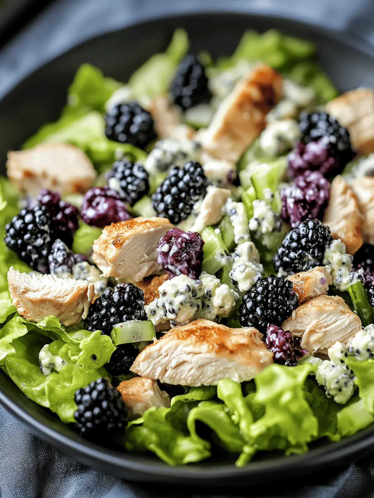 Keto-Friendly Blackberry Cottage Cheese Chicken Salad Delight 5 Keto-Friendly Blackberry Cottage Cheese Chicken Salad