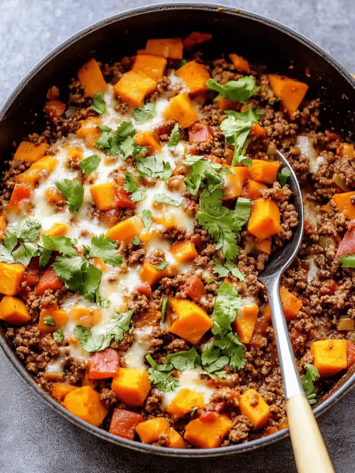 Delicious Southwest Ground Beef and Sweet Potato Skillet Bliss 5 Southwest Ground Beef and Sweet Potato Skillet