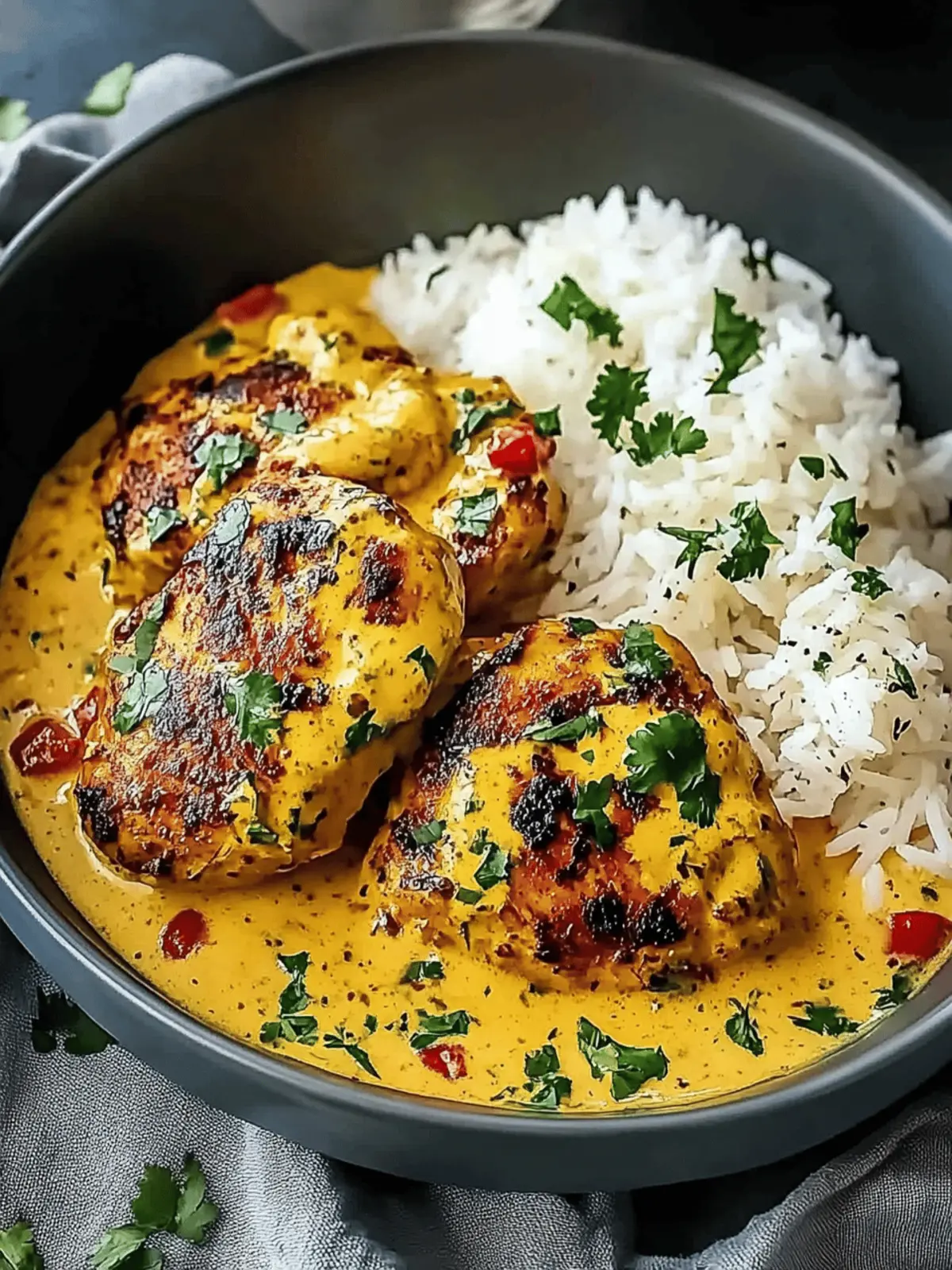 Creamy Peri-Peri Chicken with Rice: Comfort Food Delight 3 Creamy Peri-Peri Chicken with Rice