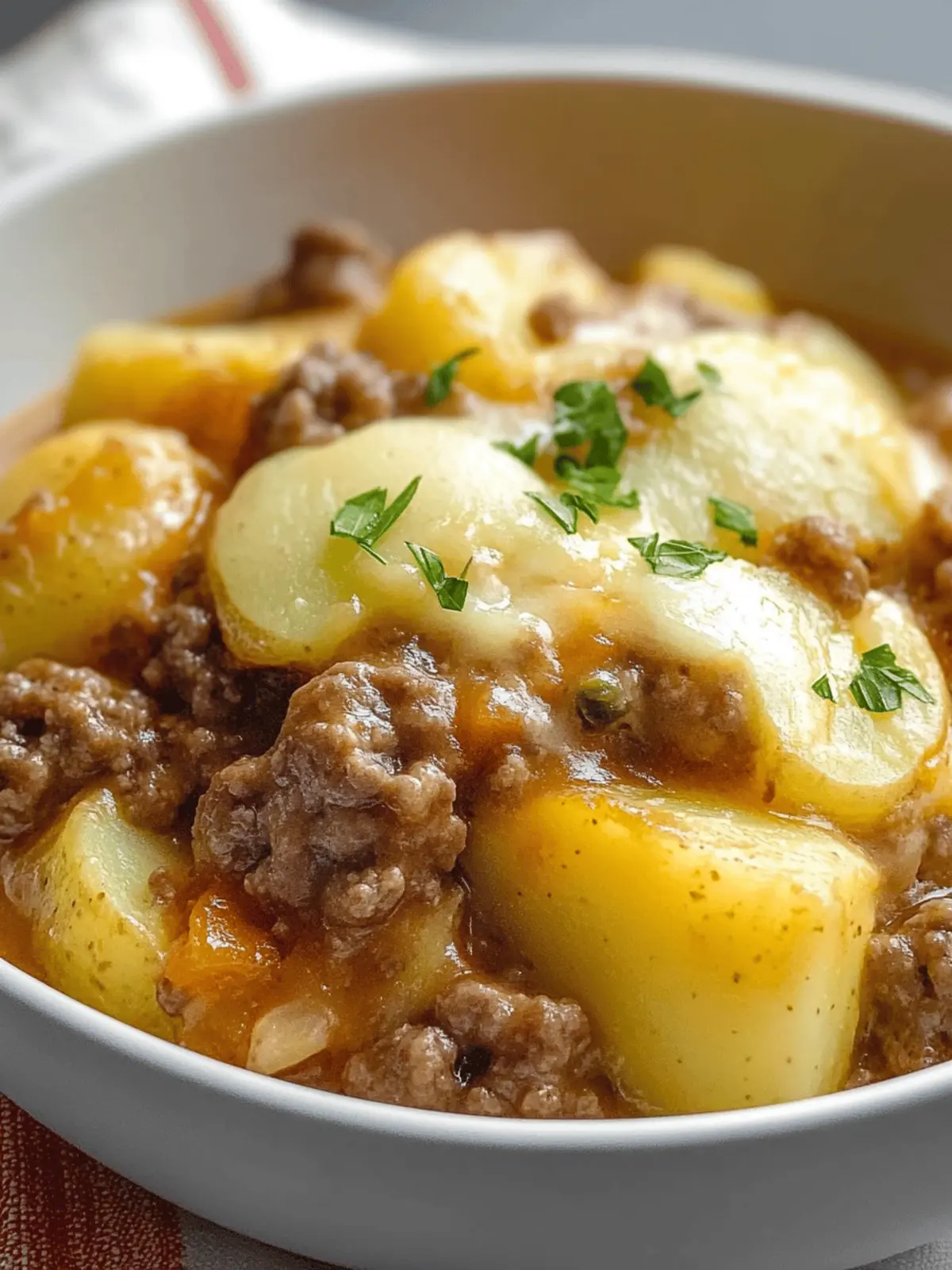 Crockpot Hamburger Potato Casserole Recipe: Cozy Comfort Made Easy 4 Crockpot Hamburger Potato Casserole Recipe