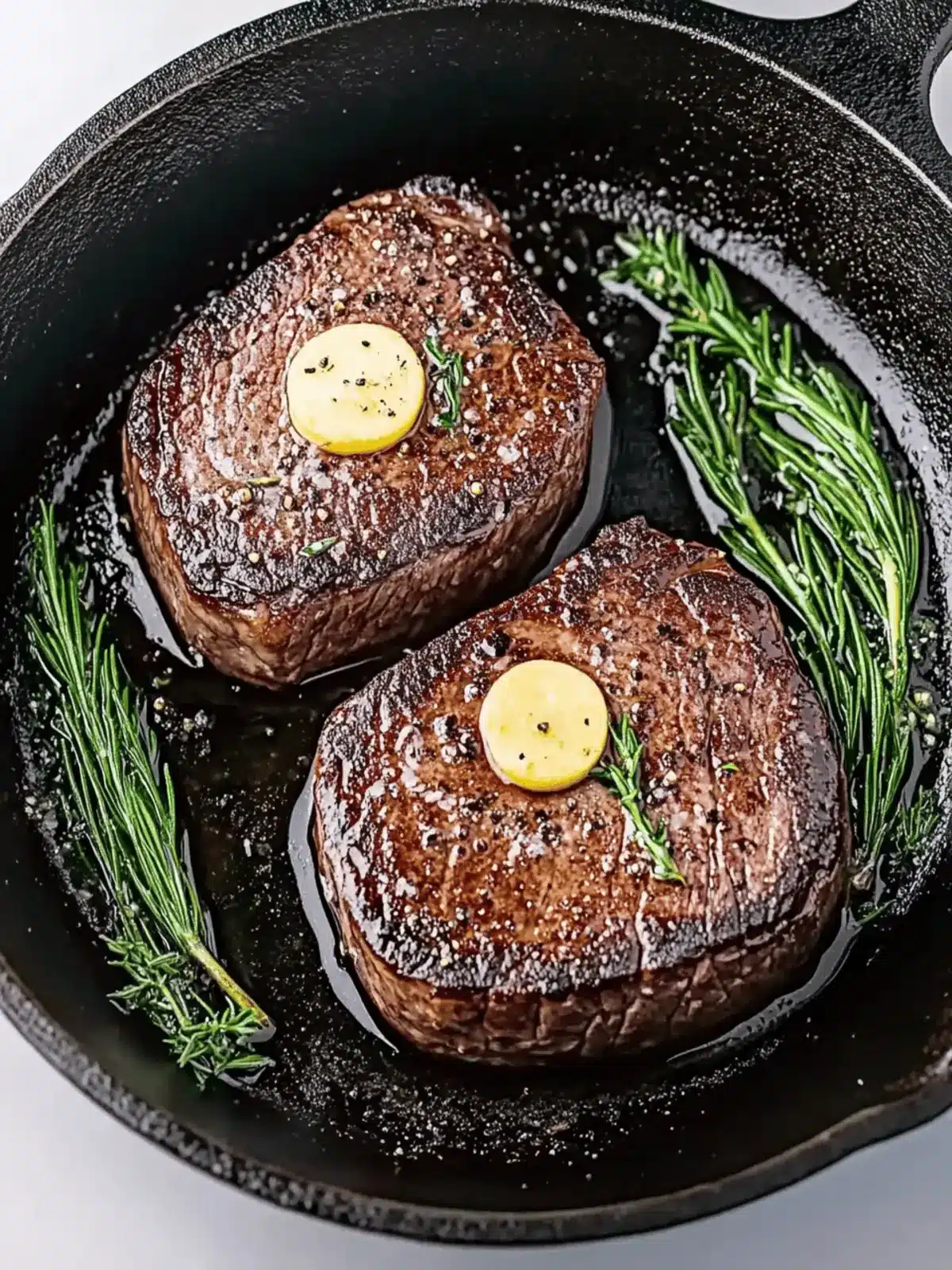 Succulent Premium Cast Iron Skillet Filet Mignon at Home 3 Premium Cast Iron Skillet Filet Mignon