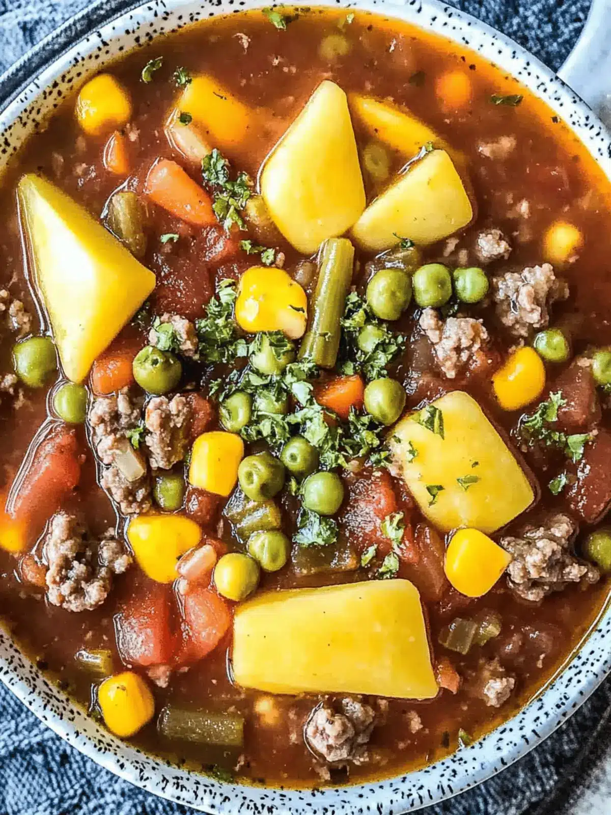 Crockpot Hamburger Soup: Cozy Comfort in Every Spoonful 5 Crockpot Hamburger Soup