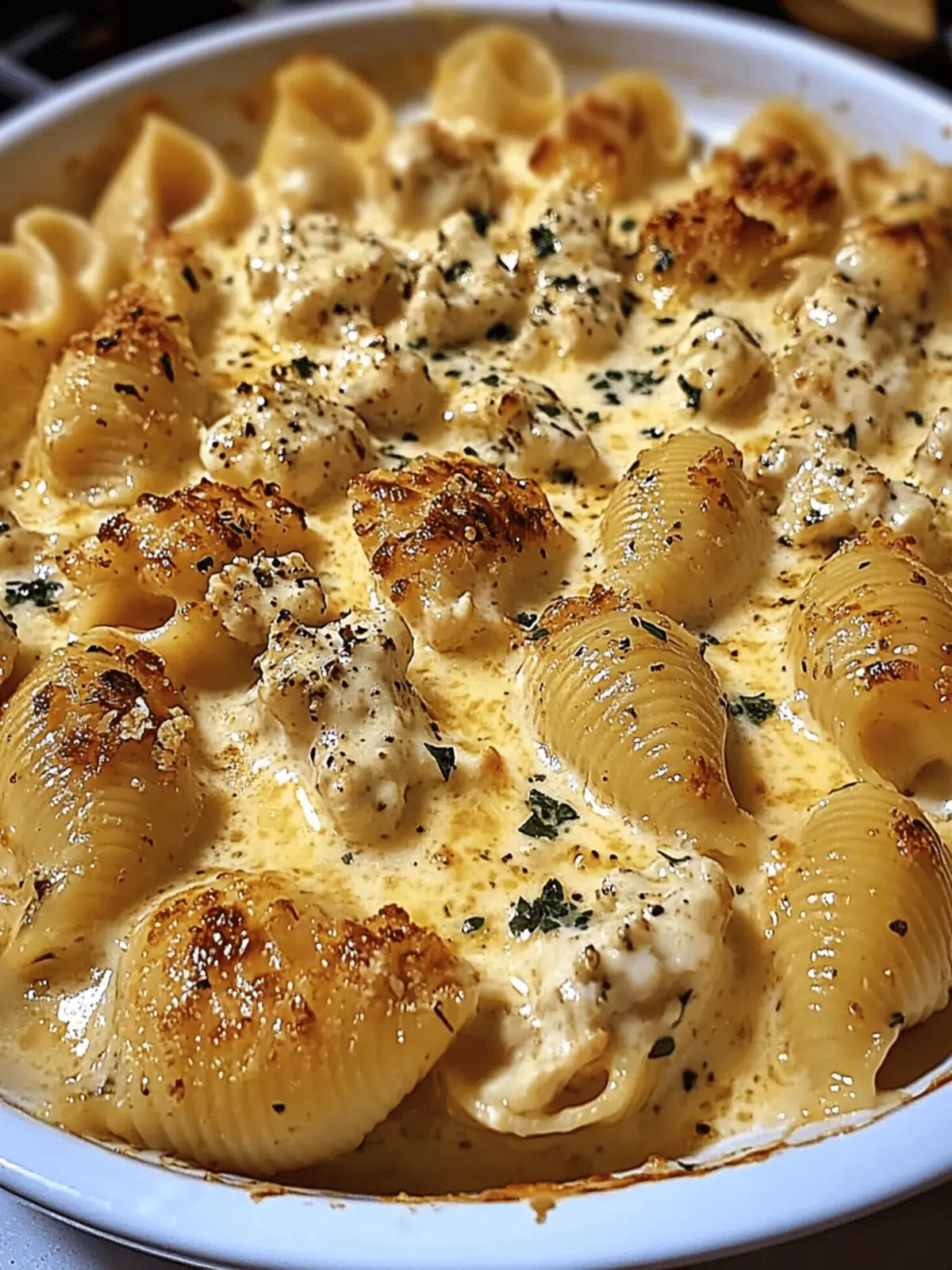 Creamy Parmesan Chicken Shells with Melted Mozzarella Bliss 5 Creamy Parmesan Chicken Shells with Melted Mozzarella