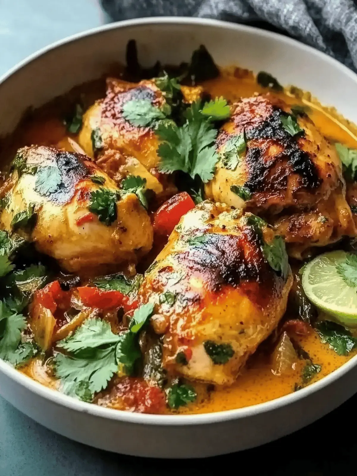 Coconut Milk-Braised Chicken with Harissa: Creamy Flavor Awaits 4 Coconut Milk-Braised Chicken with Harissa
