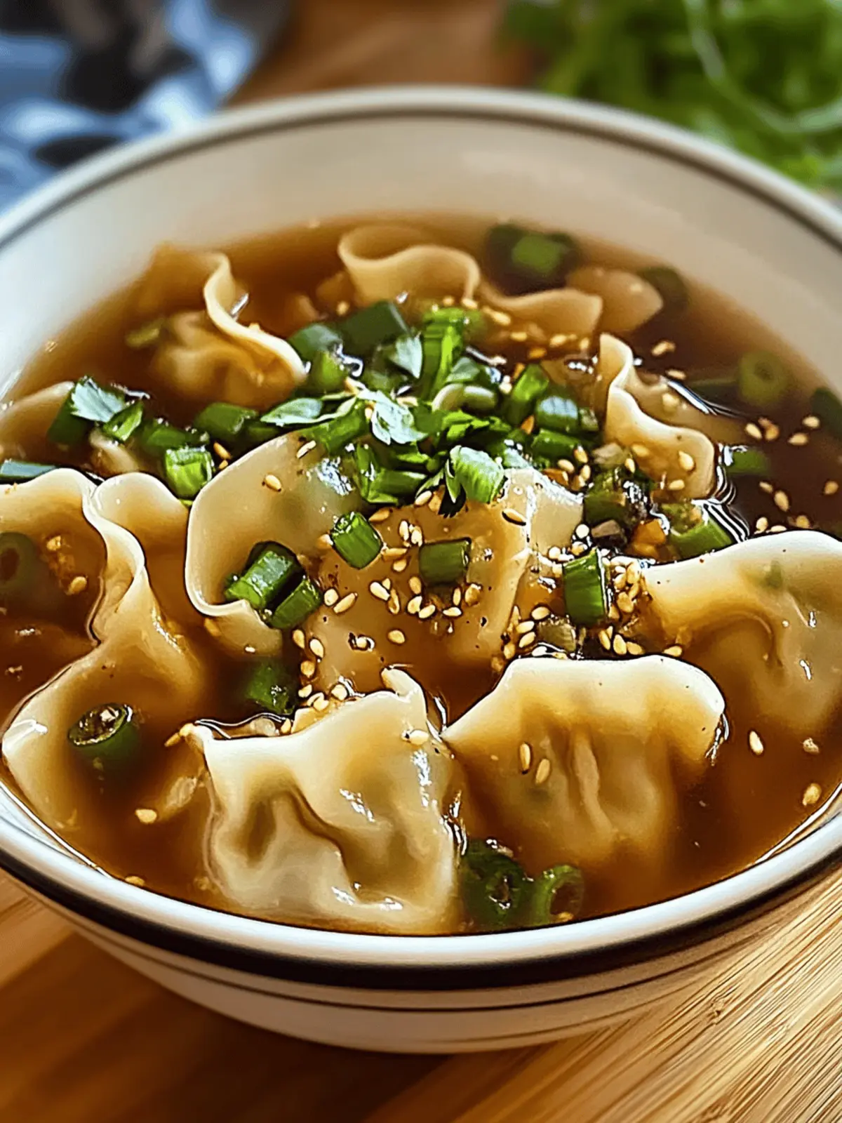 Easy Wonton Soup with Frozen Wontons in 25 Minutes 2 Wonton Soup with Frozen Wontons