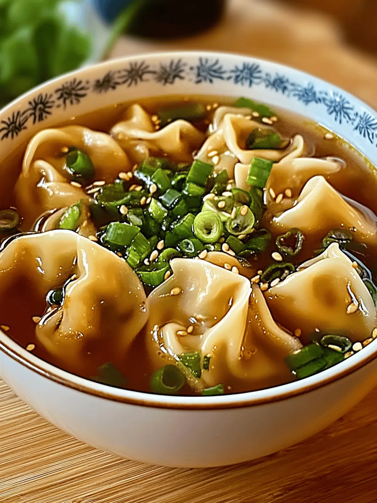 Easy Wonton Soup with Frozen Wontons in 25 Minutes 3 Wonton Soup with Frozen Wontons