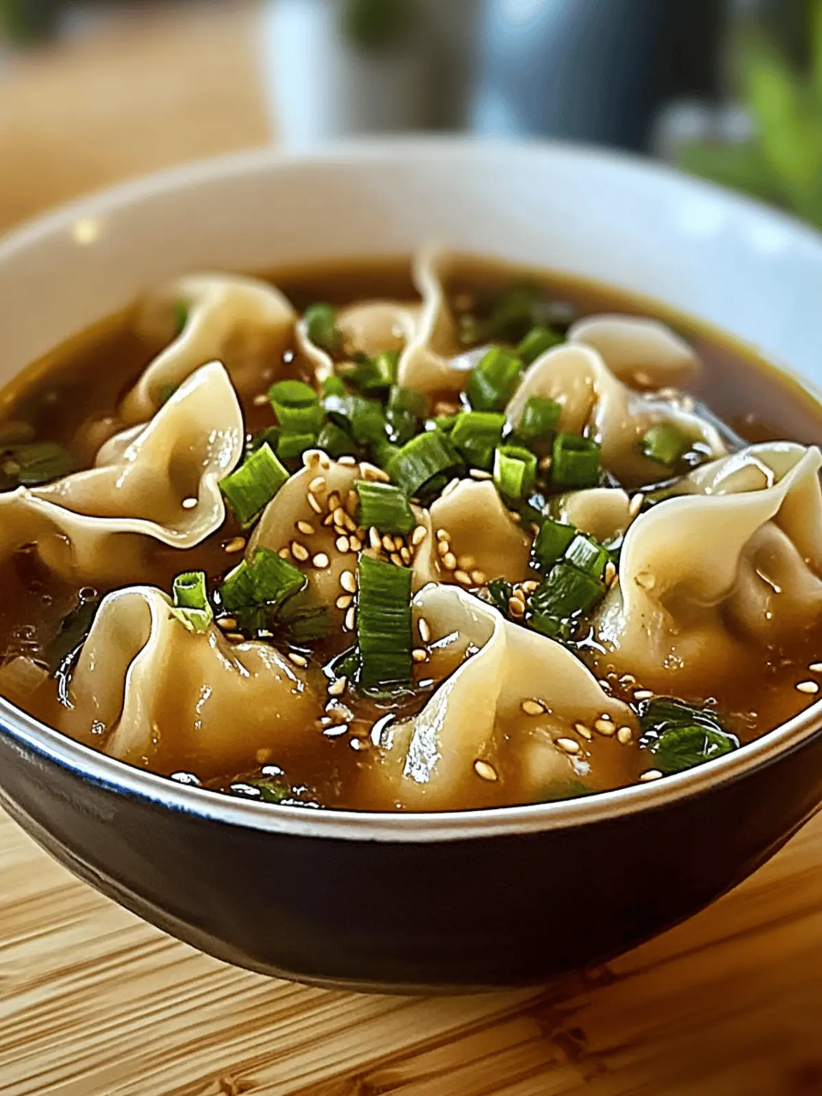 Easy Wonton Soup with Frozen Wontons in 25 Minutes 4 Wonton Soup with Frozen Wontons