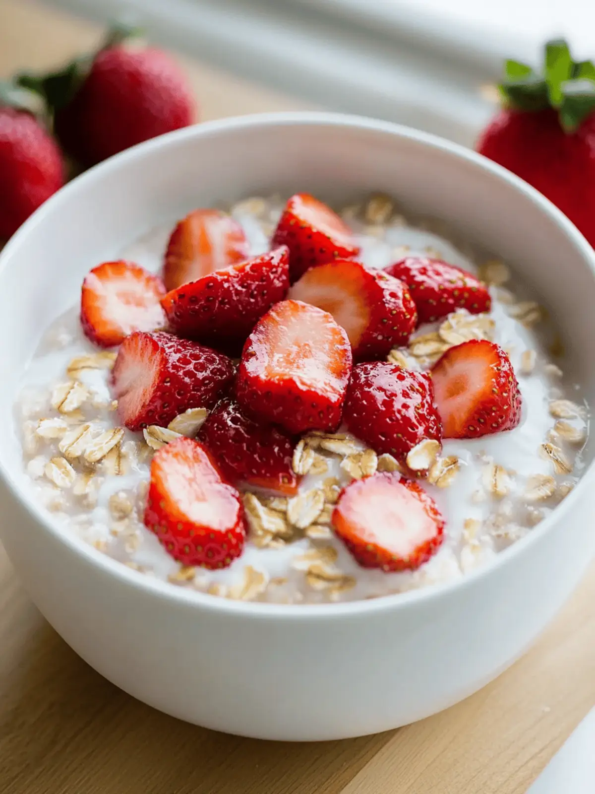 Strawberries and Cream Overnight Oats Recipe for Busy Mornings 2 Strawberries and Cream Overnight Oats Recipe