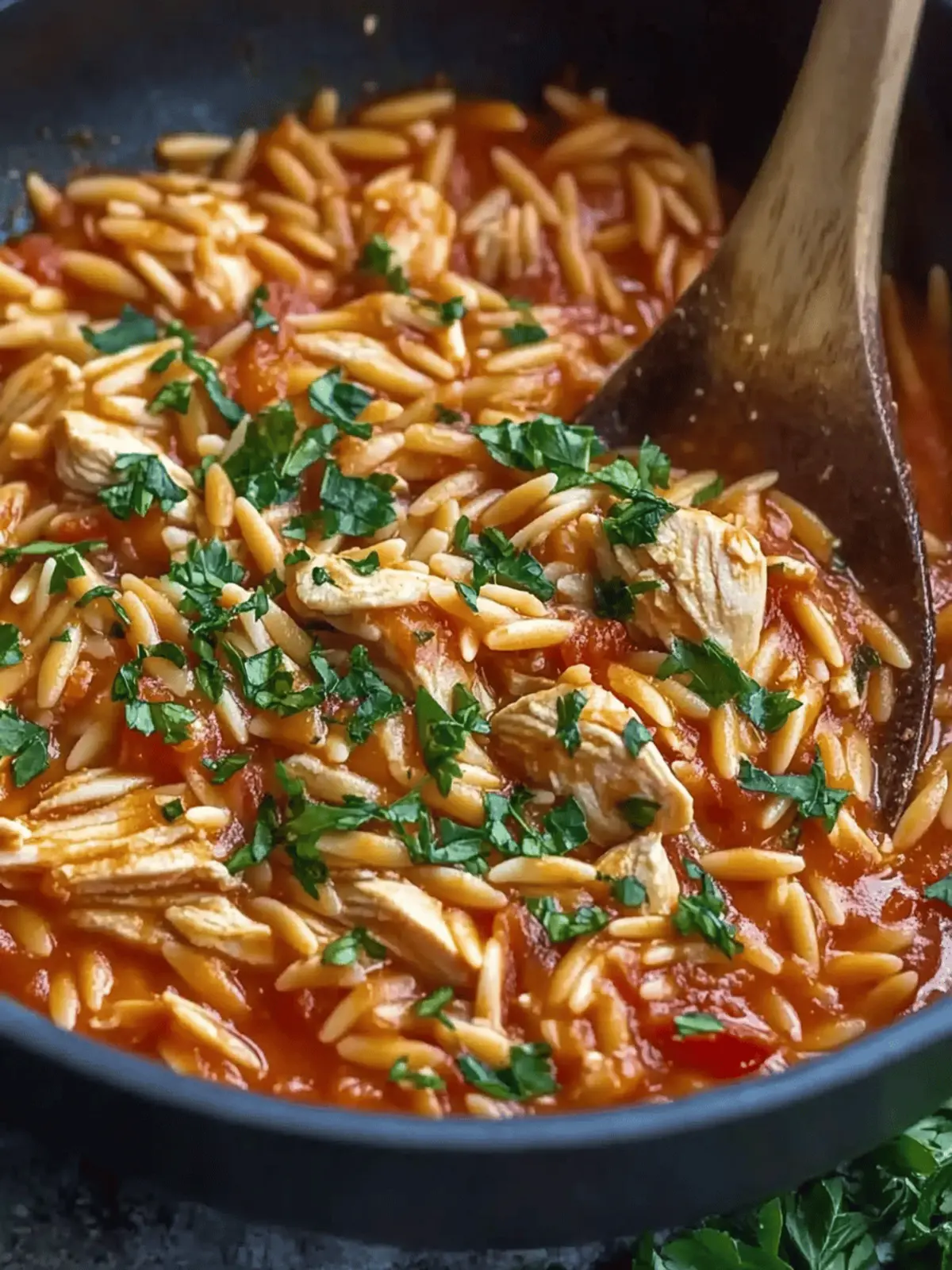 Creamy Tomato Orzo with Chicken Recipe: Quick Comfort in a Bowl 3 Creamy Tomato Orzo with Chicken Recipe