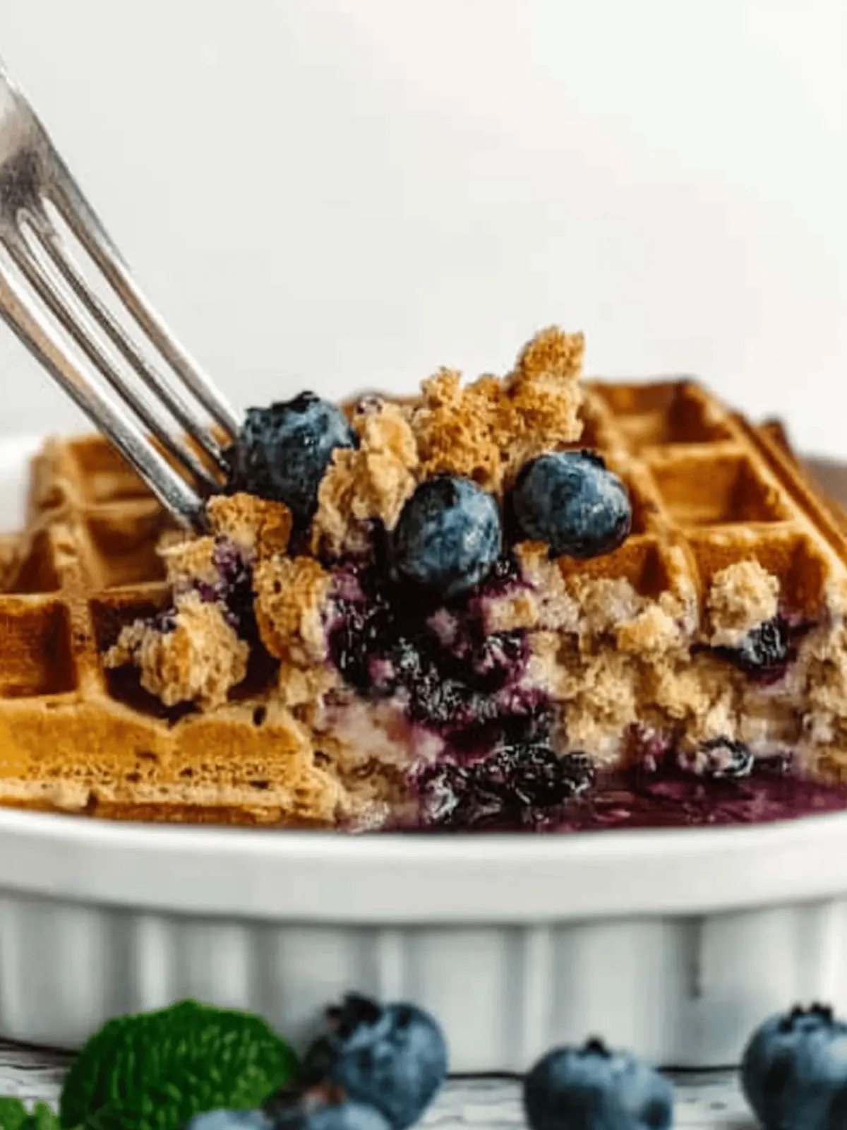 Overnight Blueberry Waffle Casserole for Effortless Mornings 3 Overnight Blueberry Waffle Casserole