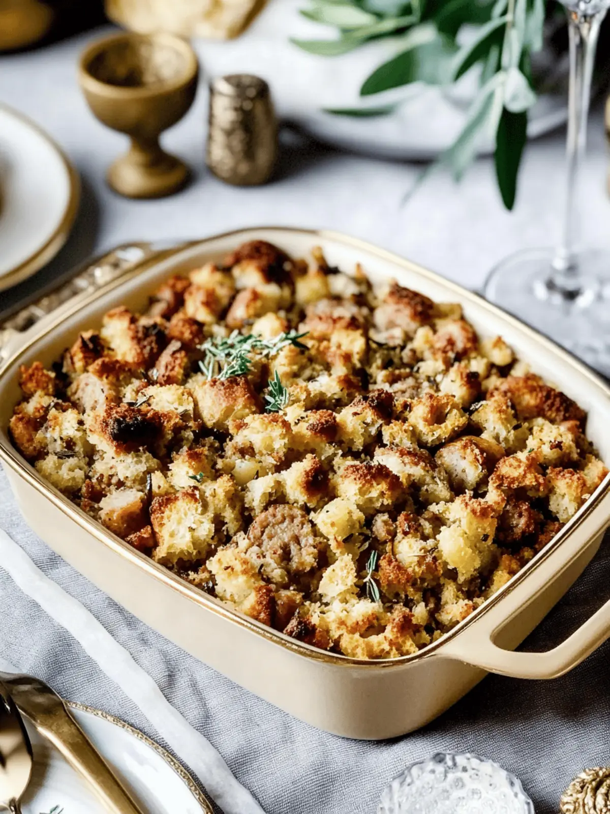 Savory Best Sourdough Sausage Stuffing for Cozy Holidays 4 Best Sourdough Sausage Sausage Stuffing
