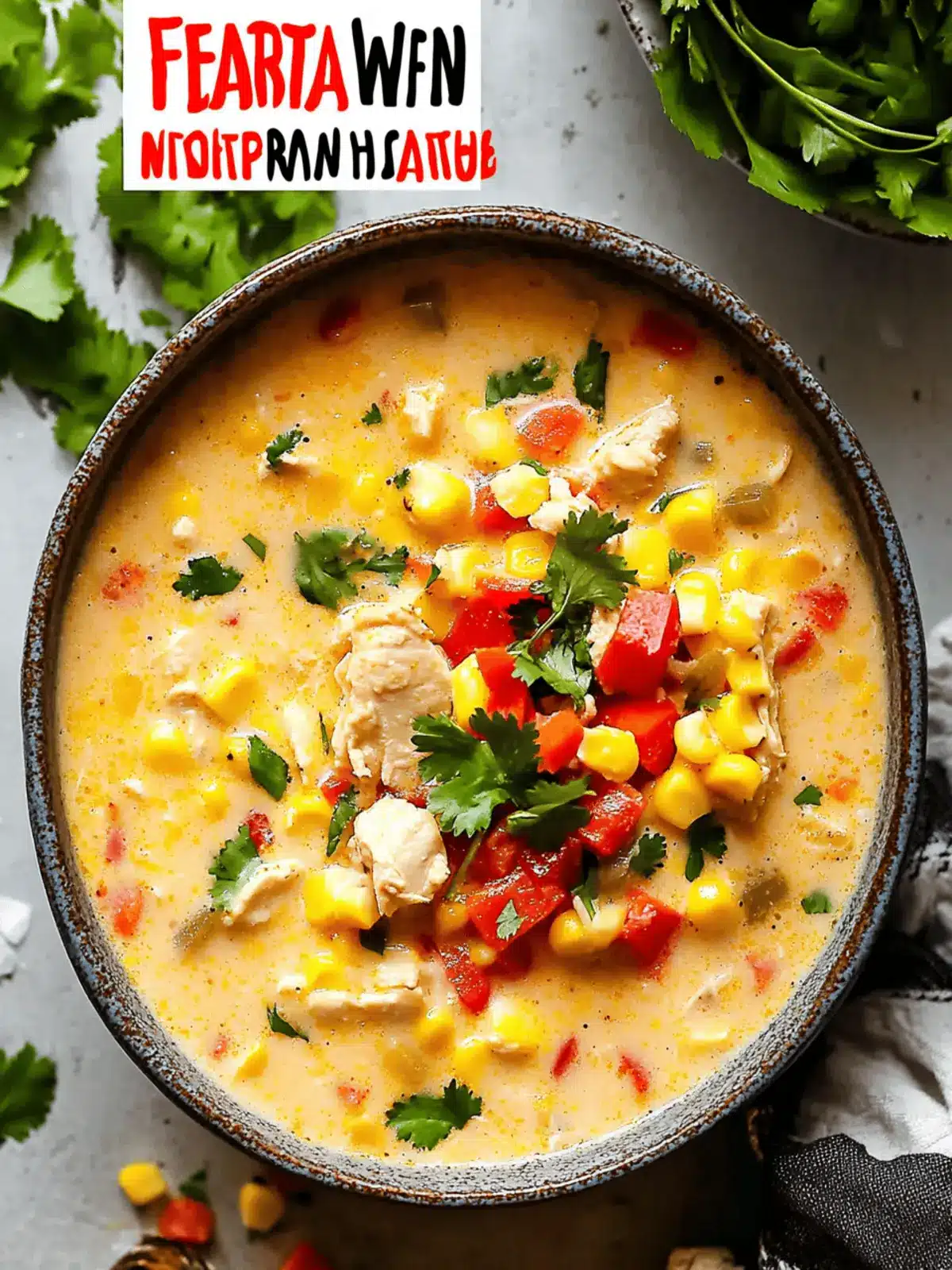 Fiesta Chicken Corn Chowder: A Quick, Creamy Delight! 3 Fiesta Chicken Corn Chowder