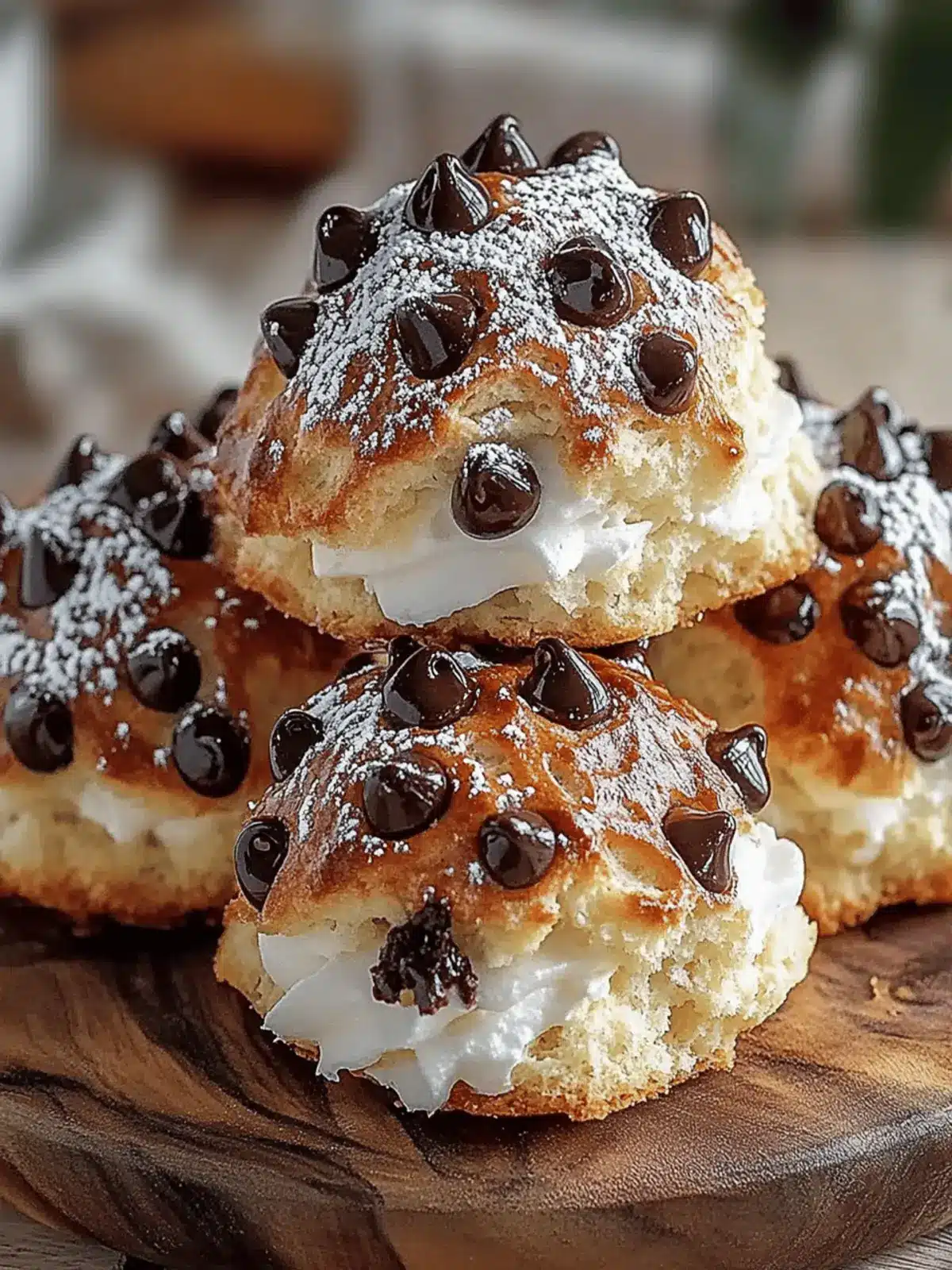 Heavenly Fluffy Chocolate Chip Scones That Melt in Your Mouth 2 Fluffy Chocolate Chip Scones