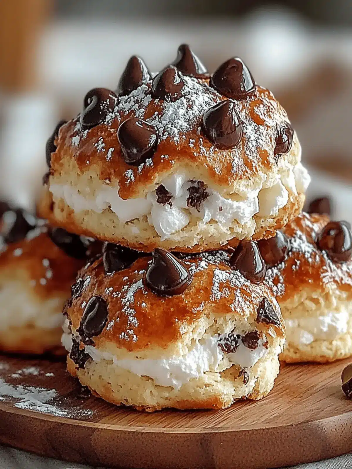 Heavenly Fluffy Chocolate Chip Scones That Melt in Your Mouth 4 Fluffy Chocolate Chip Scones