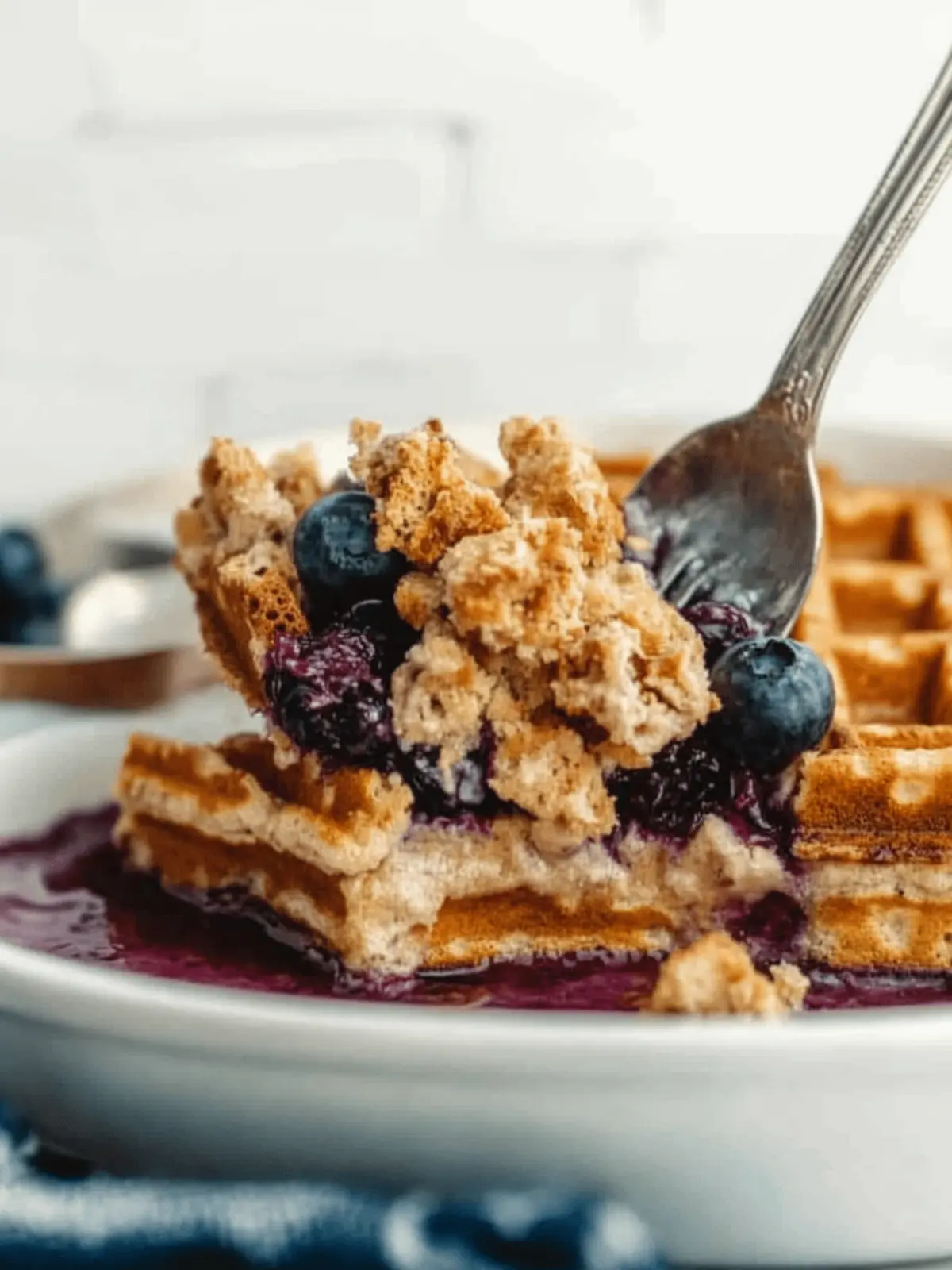 Overnight Blueberry Waffle Casserole for Effortless Mornings 2 Overnight Blueberry Waffle Casserole